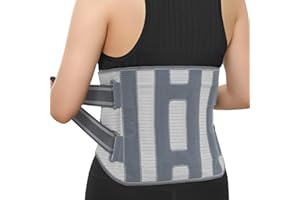 ABYON Back Support Belt for Men Women, Back Brace Adjustable and Breathable for Back Pain, Sciatica, Herniated Disc, Scoliosis, Bending Sitting, Standing, Heavy Lifting