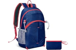Romon Sac à Dos, Pliable Ultraléger Étanche Sac à dos Voyage Petit Packable Backpack Daypack Imperméable Randonnée Loisir Velo en Ville Homme Femme pour Trekking Sport Extérieur Camping