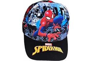 ILS I LOVE SHOPPING Chapeau avec visière Garçon/Enfant Casquette de Baseball Réglable Araignée Bleu, bleu, taille unique