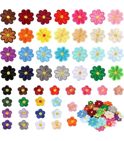 33 Sterne Aufbügelflicken Silber - Für Jeans & Jacken