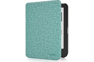 RSAQUAR Tenano Custodia per Kobo Clara Colour | BW | 2E da 6", Copertura Protettiva Sottile con Effetto di Sospensione/Risveglio Automatico - Verde Menta