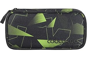 coocazoo Schlampermäppchen, Schlamperetui, Zirkelfach, Geodreieckfach, Stundenplanfach, herausnehmbarer Stiftehalter, zusätzliches Reißverschlussfach, ab der 3. Klasse