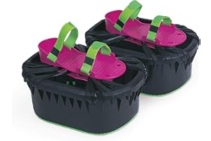 Stay Active MOON Shoes Strap on Self Centering Foam Shoe, Non-Skid - Mini Trampolines for Feet: Indoor / Outdoor Activity Toy for Boys & Girls