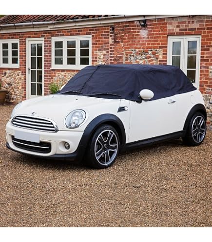 Richbrook Tailored Half Car Cover For Audi TT MK2 Convertible – Waterproof Black
