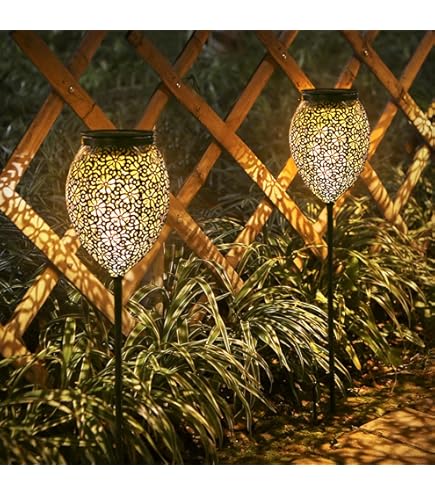 Lot De 4 Lampes Solaires Modernes Pour Jardin Extérieur Avec Temps De