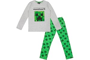 Minecraft Creeper Boys' Long Sleeve Pyjamas