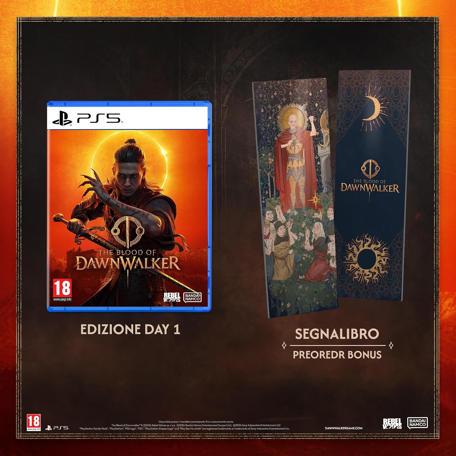 THE BLOOD OF DAWNWALKER DAY 1 EDITION + BOOKMARK PS5 (Esclusiva Amazon)
