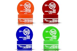 RedOne Maximum Control Aqua Hair Gel Cera 2 x arancione, 2 x verde, 2 x blu, 2 x Red Full Force 150 ml