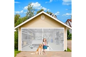 RTOTS Moustiquaire Porte Fenetre AimantéE 245 x 225 cm Fermeture Automatique Moustiquaire Enroulable Anti Insecte Mouche Portes De Balcon Portes Coulissantes Blanc