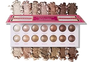 Laura Geller Beauty The Delectables 14 Multi-Finish Baked Eyeshadows - Long-Lasting Eyeshadows for Everyday (Soho Shimmers)