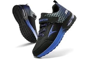 ASHION Boys Trainers Kids Sneakers Running Shoes Girls Tennis Walking Arch Support Lightweightreathable Sport Athletic