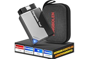 KINGBOLEN EDIAG Elite OBD2 Auto Diagnostica, Diagnosi Auto Bluetooth in Italiano per iOS e Android, per Sistema Completo, 15+ Funzioni di Reset, Test Attivo, Can-FD, Aggiornamento a Vita