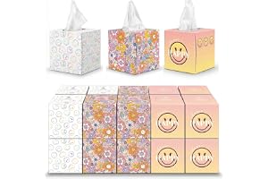 SmileyWorld® Ultra Soft Näsdukar - Cube Design, 48 lampor/låda, 20 ekonomiska, praktiska och lätta att använda lådor/kartong