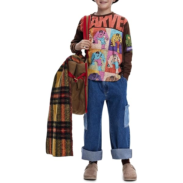 Maglietta Desigual Football Per Bambini - Cotone Con Stampa Fotografica - Collezione Kids