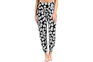 Love My Fashions® Women Harem Trouser Alibaba Plain & Printed Elactic Waist Hippie Pyjama Bottoms Loose Fit Baggy Pilates Yoga Pants and Summer Trousers