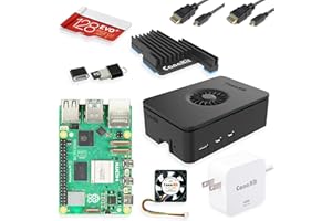 CanaKit Raspberry Pi 5 Starter Kit - Turbine Black (128GB Edition) (8GB RAM)