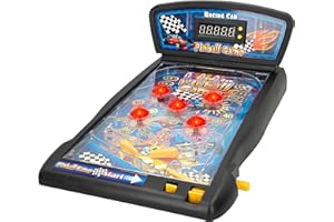 ColorBaby CB Games Pinball per bambini, Pin Ball Giocattolo, Segnalibro elettronico, Luce e Suono, 1 Giocatore, Giochi da Tavolo elettronici, Giocattolo per bambini +6 anni (47340)