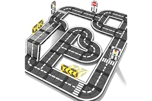 obakaer Magnetic Tiles Road Building Blocks Set, Magnet Tiles for Kids Ages 3-5 4-8 5-7,Montessori STEM Creativity Toys 3+ Year Old Boys & Girls Toddlers Christmas Birthday Gifts