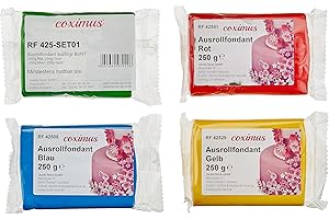 ‎CAKE COMPANY Cake Company Fondant bunt, 4er Pack (4 x 250g)