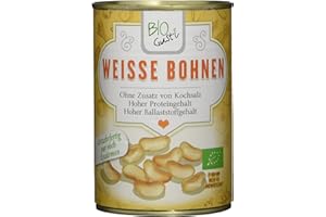BIO GUSTI Biogustí Weiße Bohnen Bio, 12er Pack (12 x 400 g)