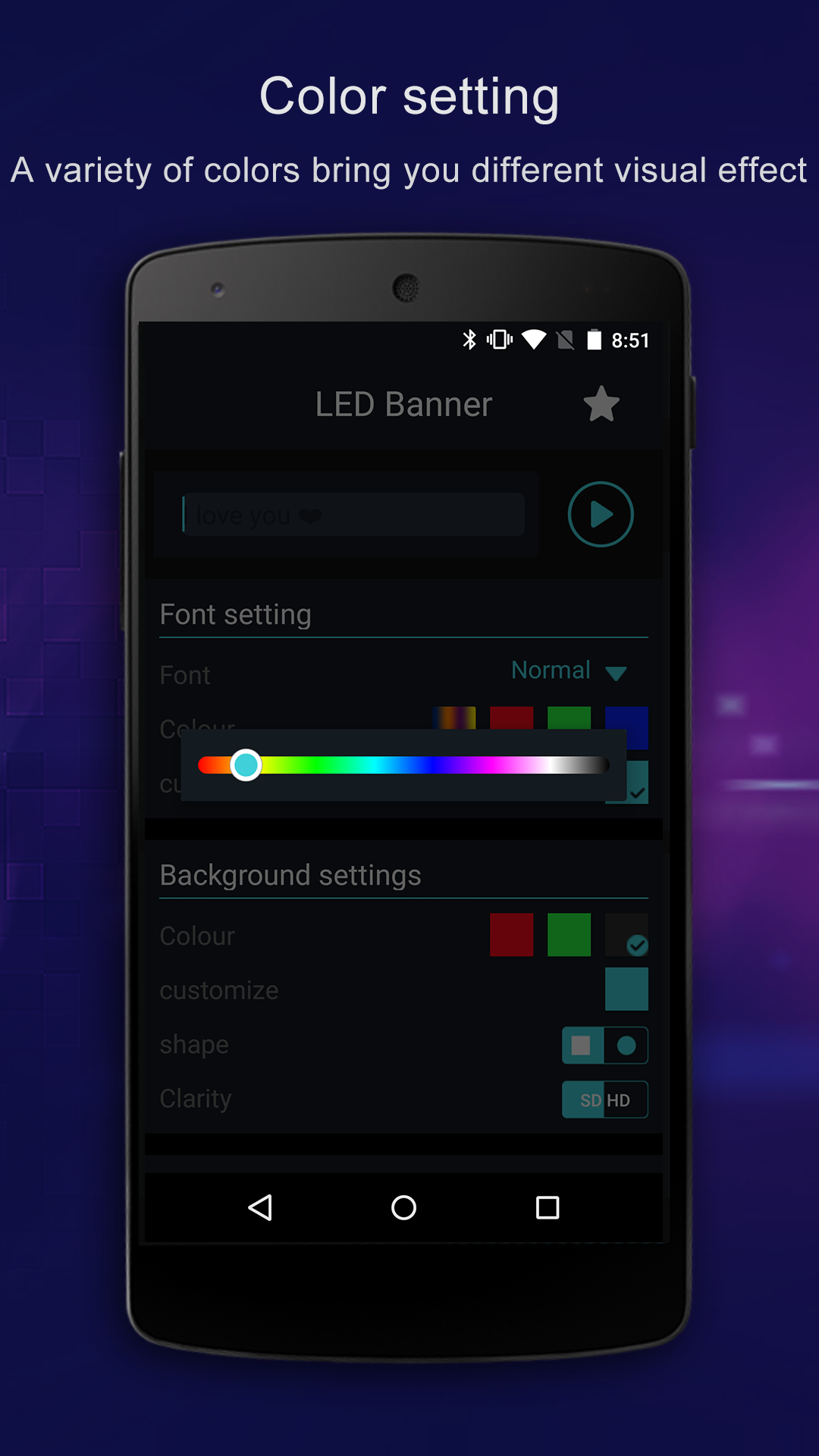 LED Banner Amazon.de Apps für Android