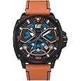 CAT blk case, blk/ye dial, blk L/S, Mens