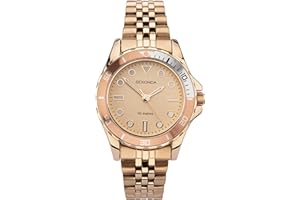 Sekonda Womens Balearic 33mm Dive Style Analogue Quartz Watch Mineral Glass 50m Water Resistant