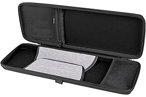 Linkidea Étui rigide de voyage pour clavier et souris compact à 60 %, étui de transport pour clavier compatible avec Razer Huntsman Mini 60 %