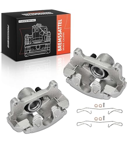 Frankberg 2x Pinza Freno Anteriore Sinistra E Destra Per Mercedes SL R107 E SLC C107 (1972-1989) - Sostituisce 1074200183 - 2