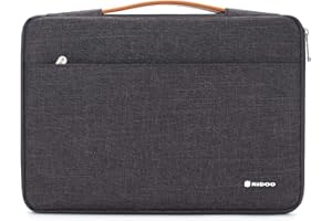 NIDOO 12,5 Pollici Custodia Computer Portatile Borsa Protettiva Laptop Sleeve per 12.9" iPad Pro 2016 2017/13.3" MacBook Air/Pro 2020/13.5" Surface Laptop 2/13.3" ThinkPad X390,Grigio scuro