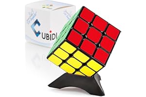 CUBIDI® Original Zauberwürfel 3x3 Klassisch - Typ Los Angeles. Speed Cube 3x3 mit optimierten Dreheigenschaften. Hochwertiger Magic Cube für Anfänger und Fortgeschrittene