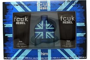 FCUK Rebel Him 100ml EDT Gift Set