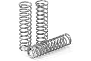 GUNGY Ressort de Compression 80mm Ressorts Compression en Acier Inoxydable Diamètre du Fil 2,2mm Diamètre intérieur 16mm Force du ressort 8,4KG 4 Pièces