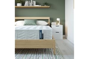 Summerby Sleep' No1. King Size Mattress, Memory Foam & Coil Spring Hybrid For King Size Bed | Size: 150cm x 200cm, White