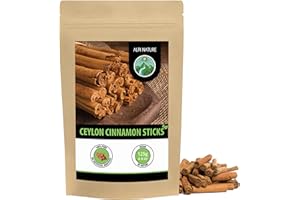 Alpi Nature Ceylon Cinnamon Sticks 125g 4.4 oz, Cinnamon Sticks 80mm, Approx. 14-16 per Bag