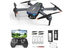 FERIETELF T29 Drohne mit Kamera 1080P HD – Faltbar Mini Drohne für Kinder & Erwachsene | WiFi FPV, 2x 1200mAh Akkus, Quadrocopter für Anfänger, Drone Kinderspielzeug Geschenk