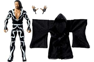 Mattel WWE Elite Collection Action Figure & Accessori, Serie #109 Shinsuke Nakamura 6" da collezione con 25 punti di articolazione e mani intercambiabili
