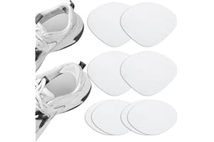 FFWHKON 4 Pairs Self-Adhesive Sneaker Heel Repair Patch, White Shoe Hole Repair Patch, Hole in Shoe Repair for Leather Shoes, High Heels