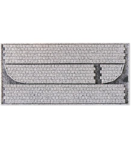 NOCH Gleisübergang Spur N - Lasergeschnitten 6,5x2,2cm Für Realistische Modellbahn-Landschaften