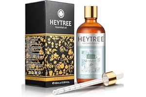 HEYTREE Olio essenziale di eucalipto da 100 ml - 100% puro e naturale Lenisce il naso-Eucalyptus Essential Oil Aromaterapico per Viso, Candele, Diffusore, Pelle e Capelli