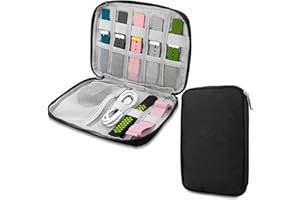 Cobee Uhrenarmband Aufbewahrungsbox, Uhrenarmband Organizer Tasche wasserdicht Uhrenarmbandhalter Smartwatch Band Organizer Uhrenarmbänder Tragetasche kompatibel mit allen Uhrenarmbändern (Schwarz)