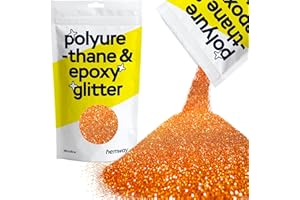 HEMWAY Purpurina para resina cristales metálicos de cobre para manualidades con epoxi copos microfinos vasos de cera derretida 100 g/3,5 oz