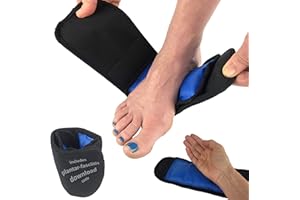 gr8ful® Gel Ice Pack | Sports Injuries, Pain & Swelling | Reusable Hot/Cold Therapy Wrap for Plantar Fasciitis, Sprains & Achilles Tendonitis (Foot, Ankle, Wrist & Elbow treatment) Adults or kids
