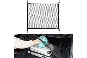 VEHIRIE Red Maletero De Coche, 80x60cm Almacenamiento Red Organizador De Maletero Red De Carga EláStica para Kia/Hyundai/Peugeot/Renault/Lynk & Co/Mazda/Lexus