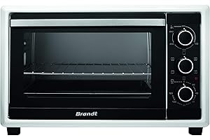 Brandt FC26MUW – Mini four - Capacité 26L – Bandeau mécanique – 1500W – 3 gradins - Accessoires : lèchefrites, grille, pince