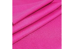 SARANI Tessuto Cotone al Metro Tinta Unita h. 280 cm Tappezzeria Tende (306. Fucsia)