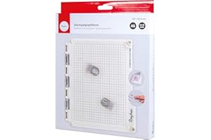 Rayher 29210000 Stamp Platform for Clear Stamps, Precision Stamping Tool for Card Making, Scrapbooking and Papercraft, 23x16.5 cm