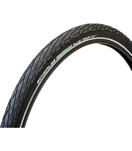 Maxxi4you 2x Schwalbe Energizer Plus Tour Reifen + 2 Schläuche SV17 & 3 Reifenheber – 28 X 1.75, Schwarz Mit Reflex