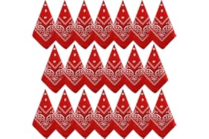 NACHLYNN 10pcs Paisley Bandanas Assorted Bandanas Cowboy Polyester Headbands Square Scarf Headwear