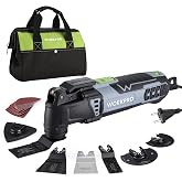 WORKPRO 300W Oscillating Multifunction Tool, with 17 Accessories | Oscillating Multitool, 7 Speed, with Quick Blade Change fo